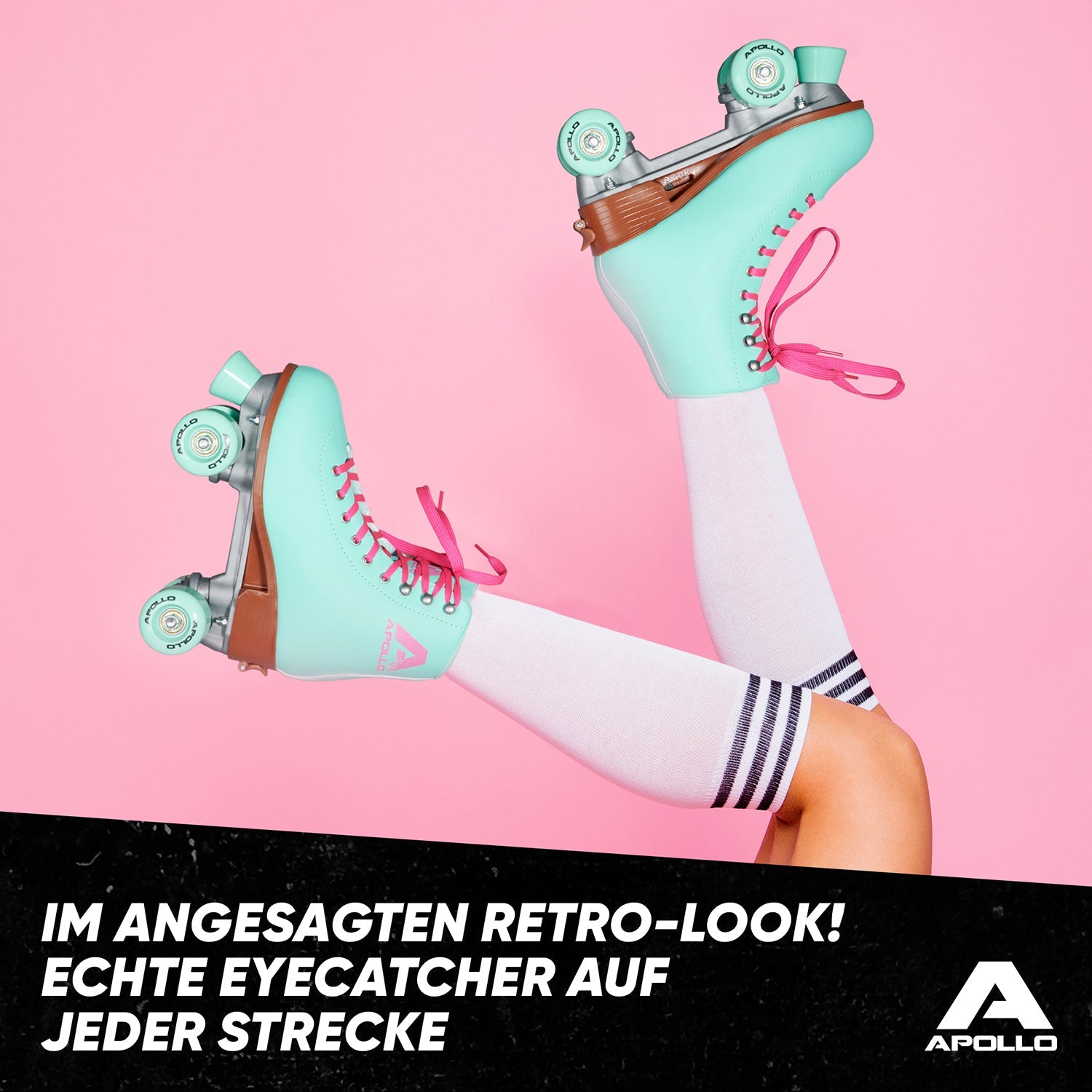 Apollo - Classic Roller Rollschuhe für Kinder und Erwachsene - Lagoon -