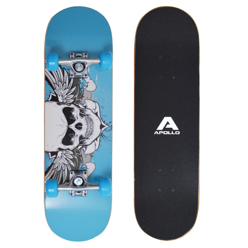 Apollo - Kinder Skateboard - Skull - 71 cm -